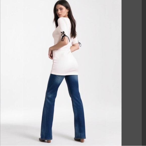 Tough Luv Clothing ribbed knit tunic top size small - Picture 5 of 5